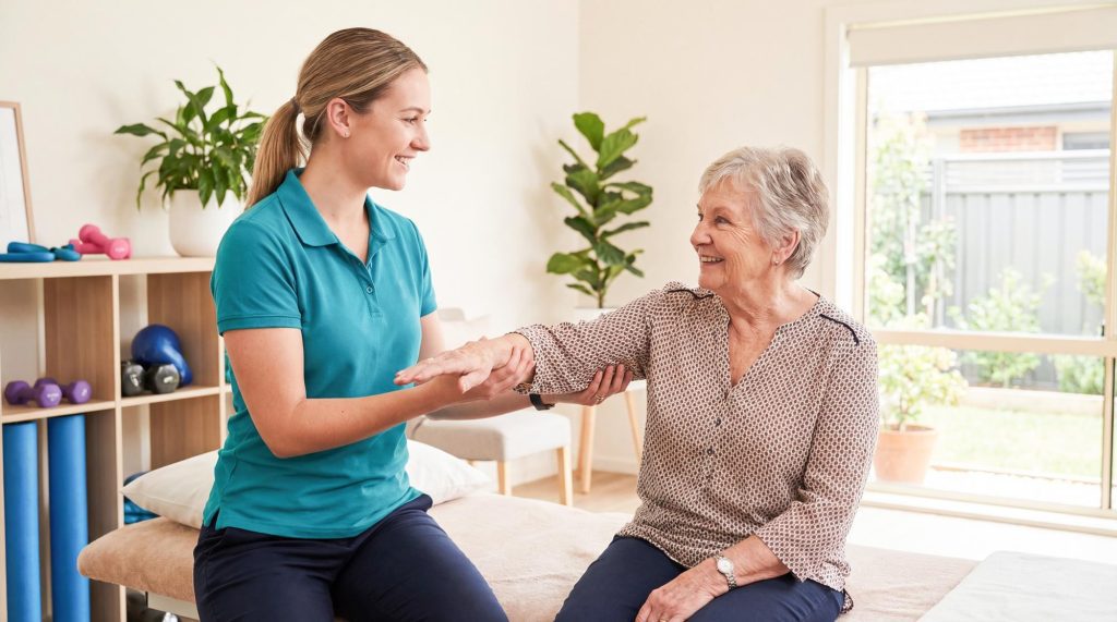 Fisioterapia a domicílio para idosos