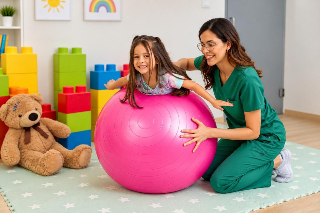 Fisioterapia em Casa para crianças